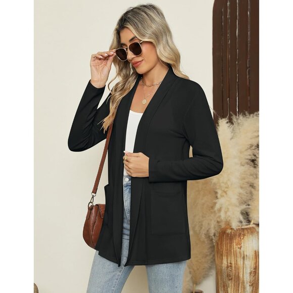 Long Sleeve Lightweight Thin 2025 Summer Cardigan for Women Casual Loose Fit Kim - Picture 3 of 6